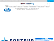 Tablet Screenshot of flycrescentcity.com